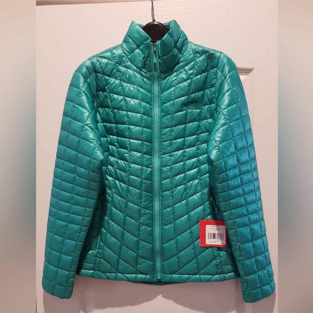 The North Face Green ThermoBall Full Zip Jacket